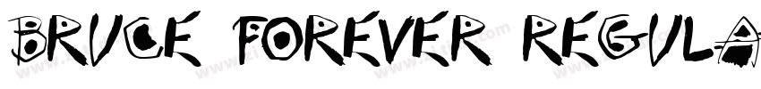 Bruce Forever Regula字体转换